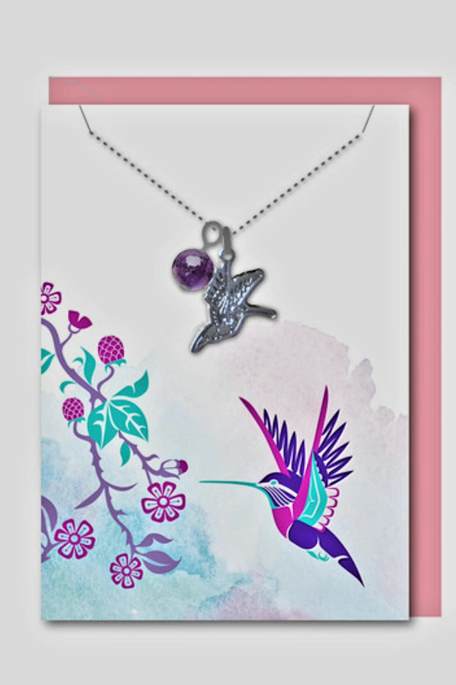 Healing Necklace - Hummingbird