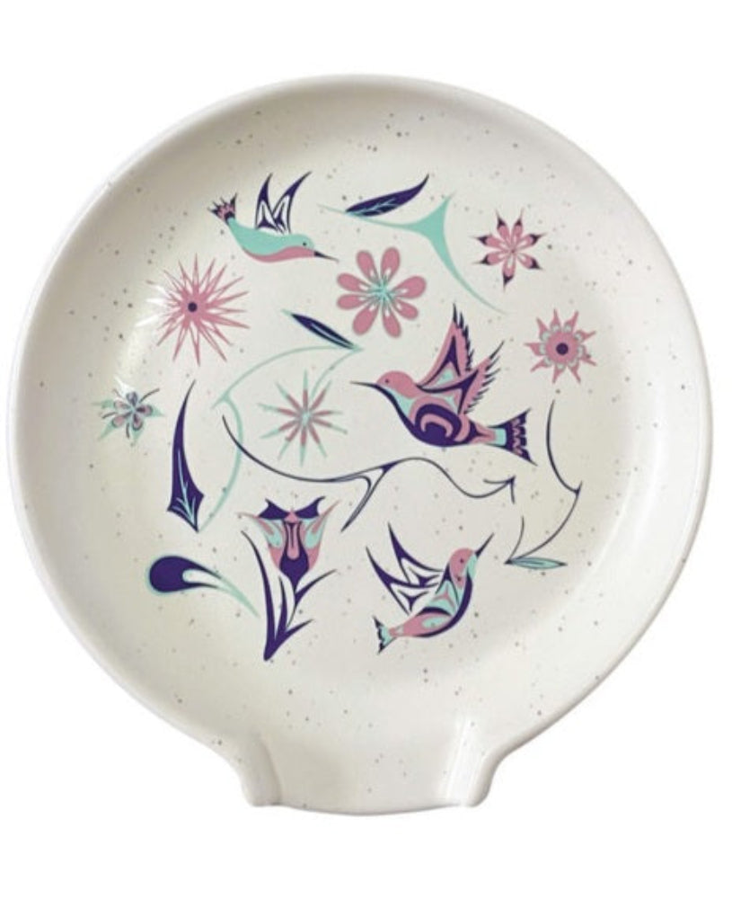 Spoon Rest - Hummingbirds