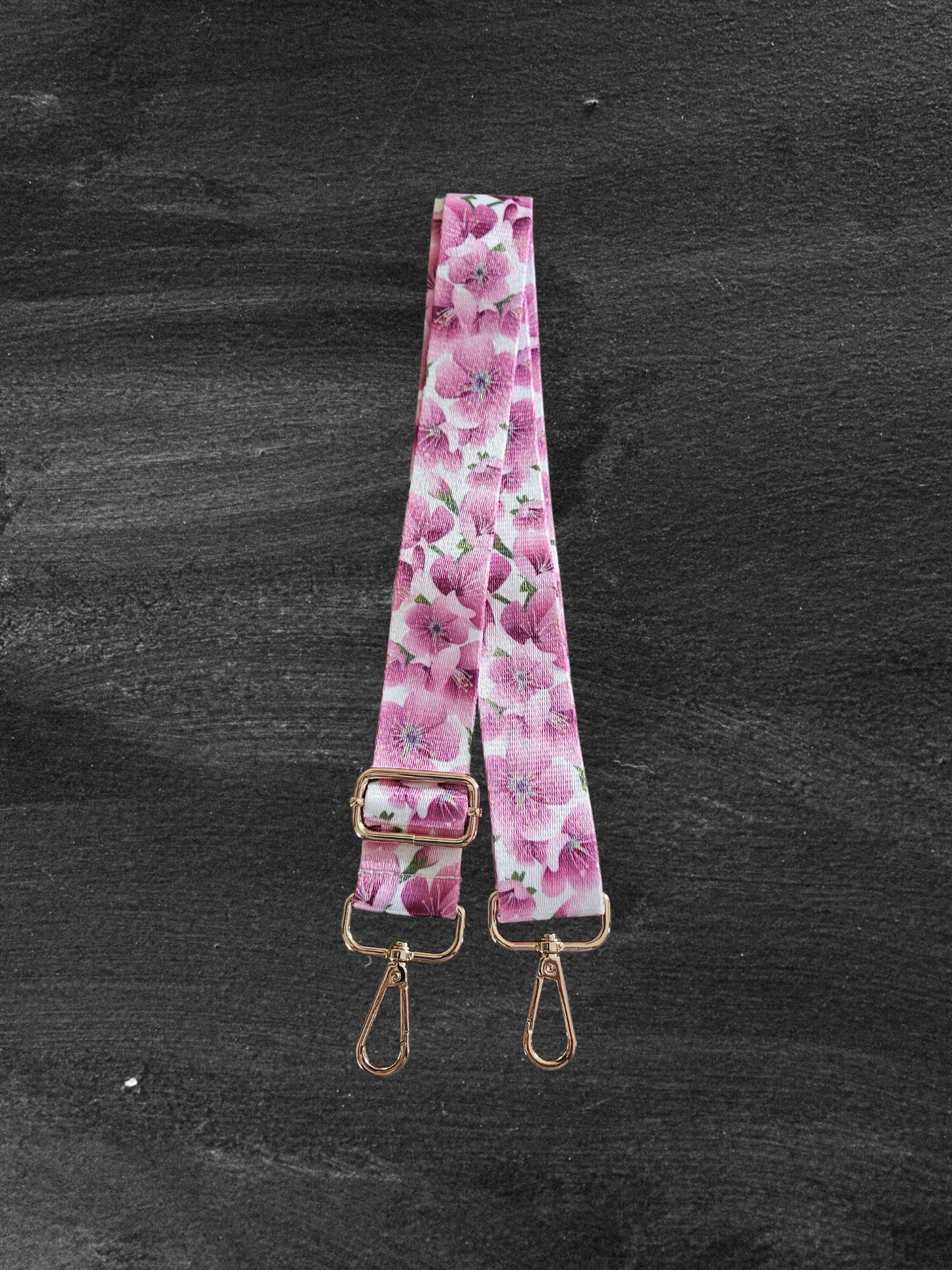 Handbag Straps - Soft pink flowers