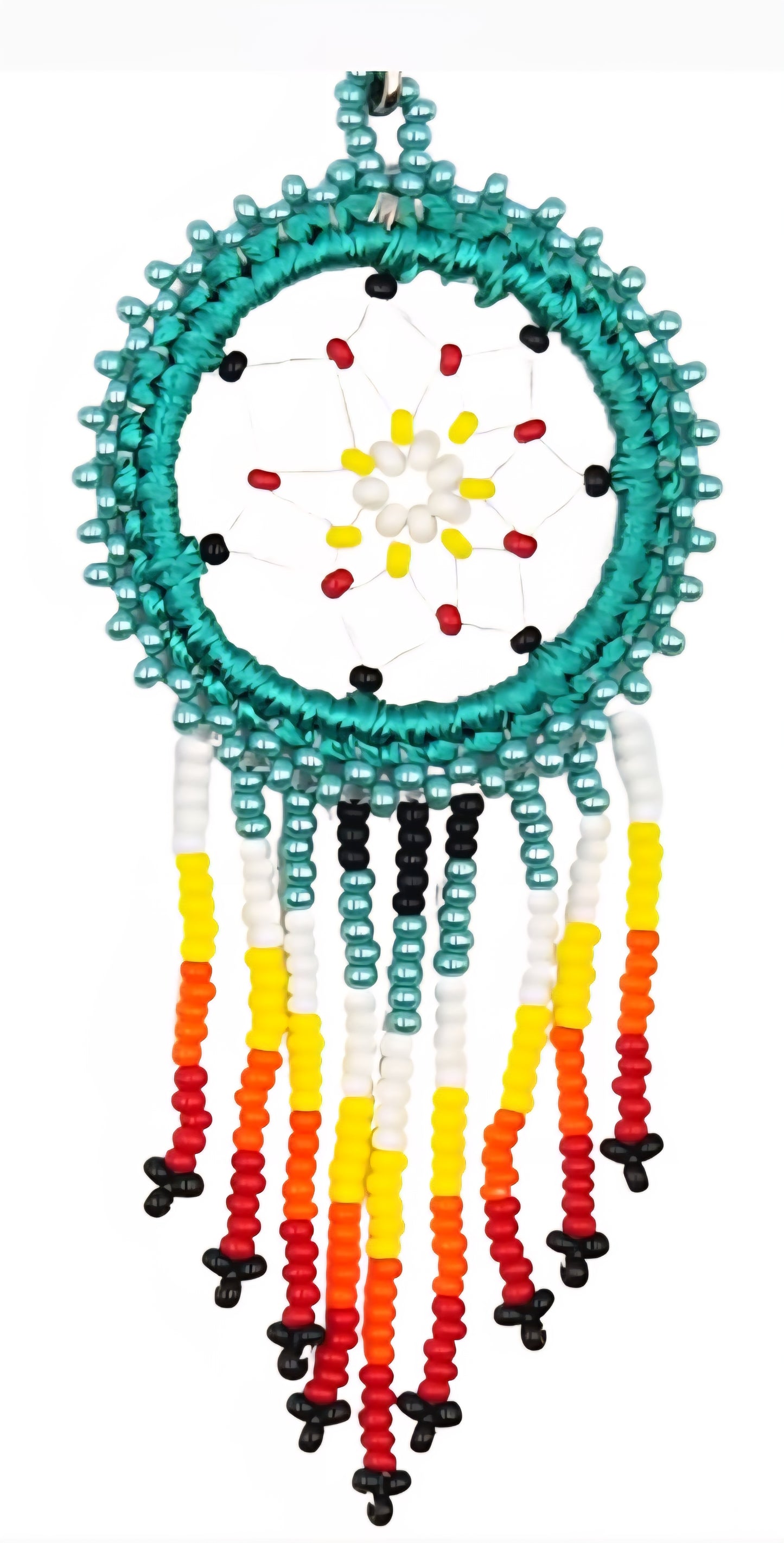 Dream Catcher Keychain -Blue Ring