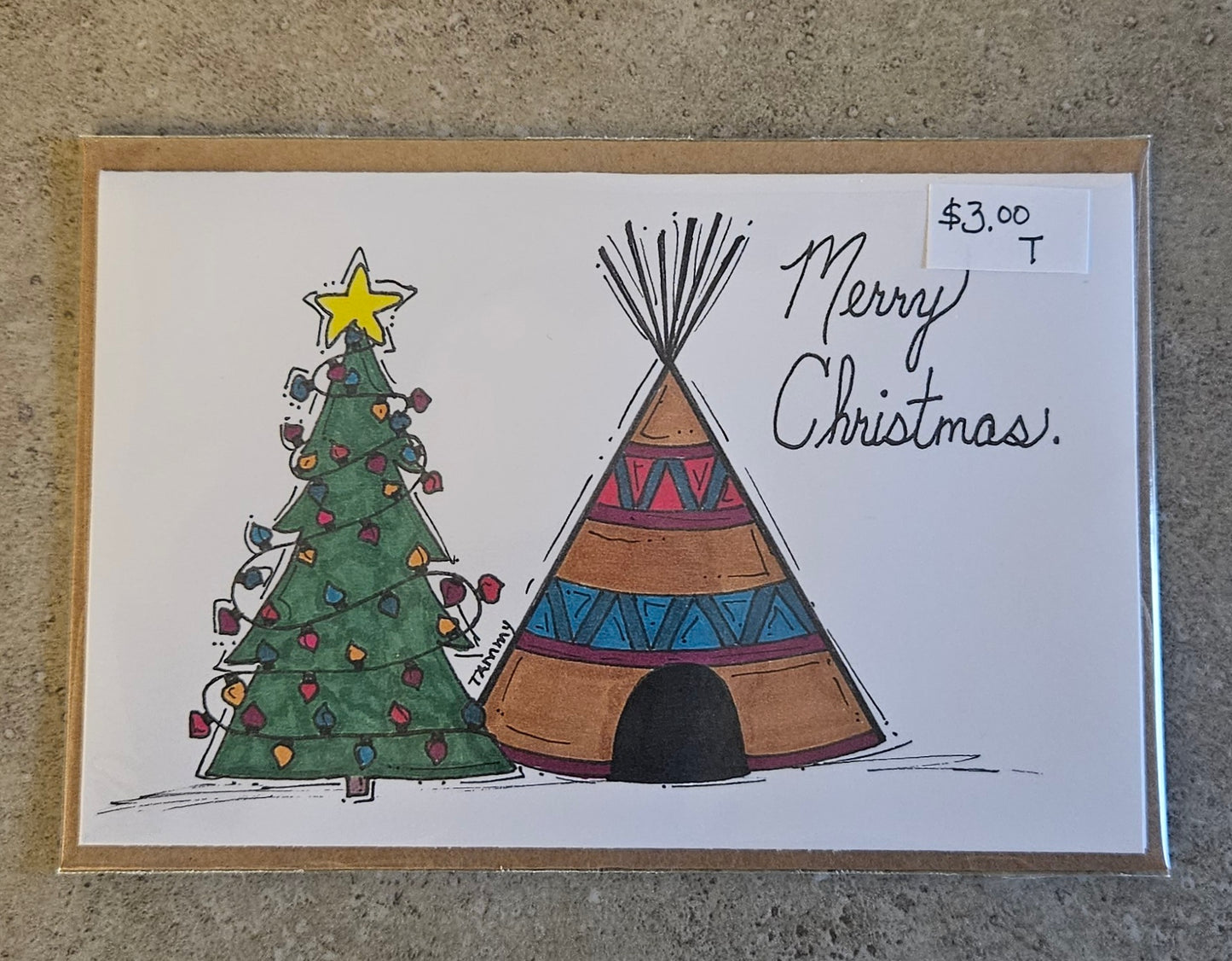Christmas Card - T