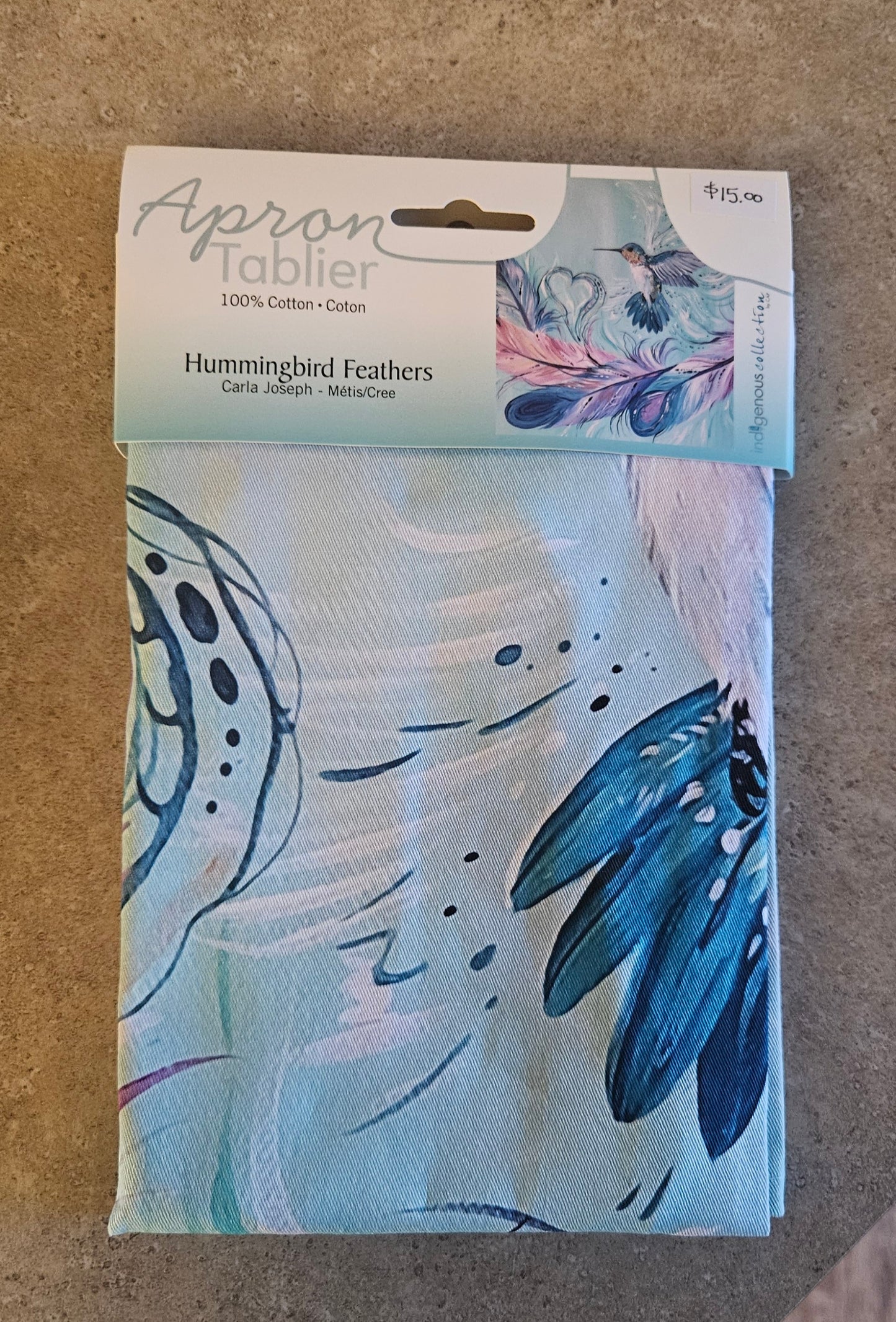 Apron - Hummingbird Feathers