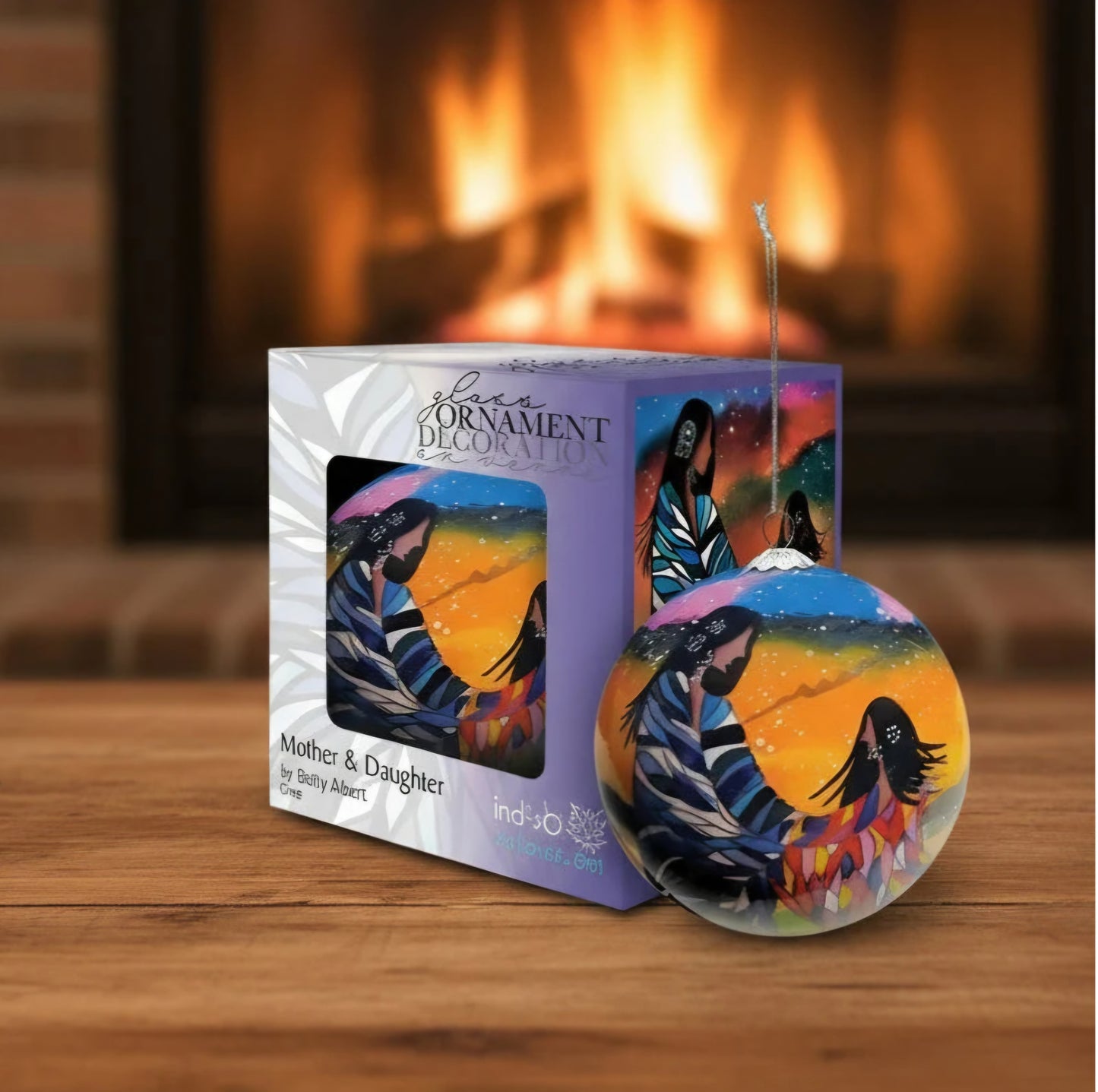 Mother Daughter Ornament - MD