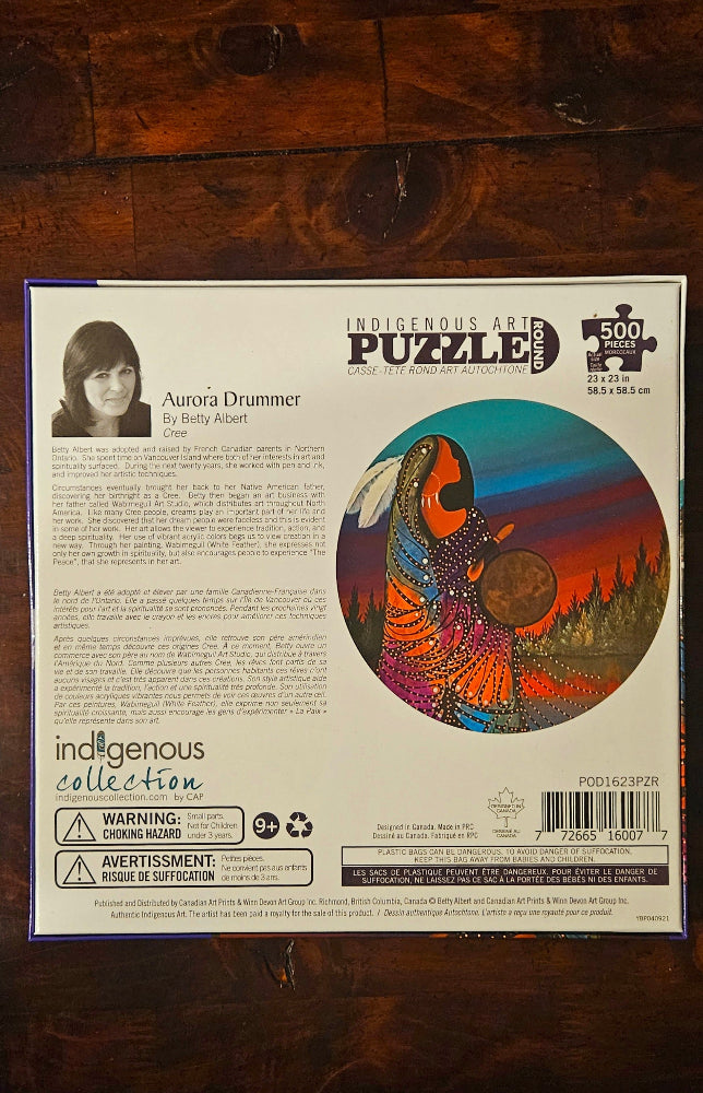 500 Round Puzzle "Aurora Drummer"