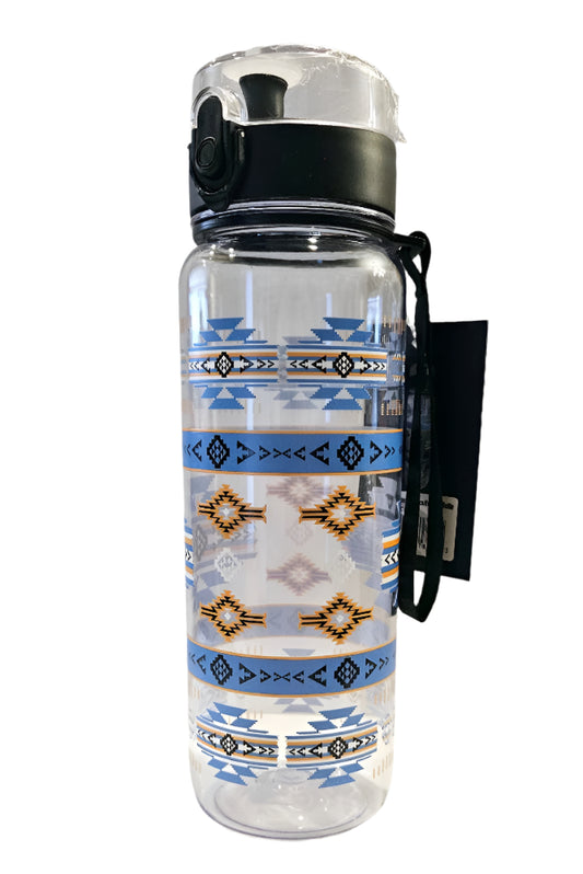 Native Style Wide Mouth Water Bottle - blue