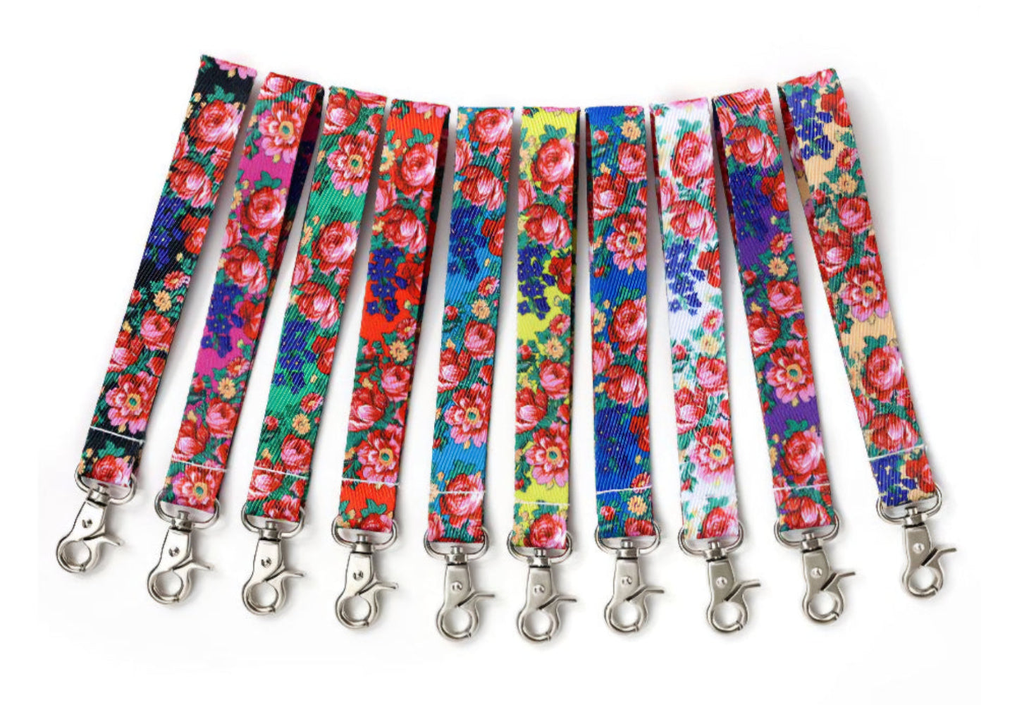 Kokum Floral Wristlet