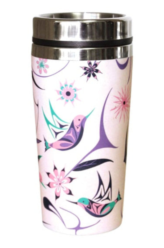 Bamboo Fibre Travel Mug - Hummingbird