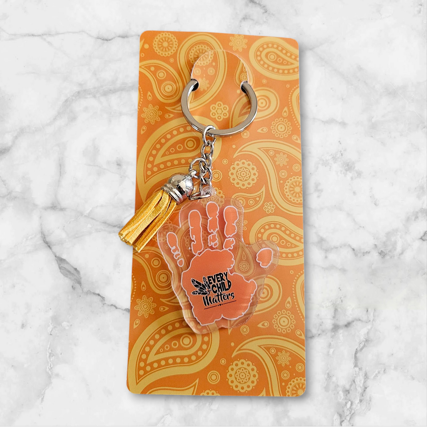 Every Child Matter - Keychain with hand