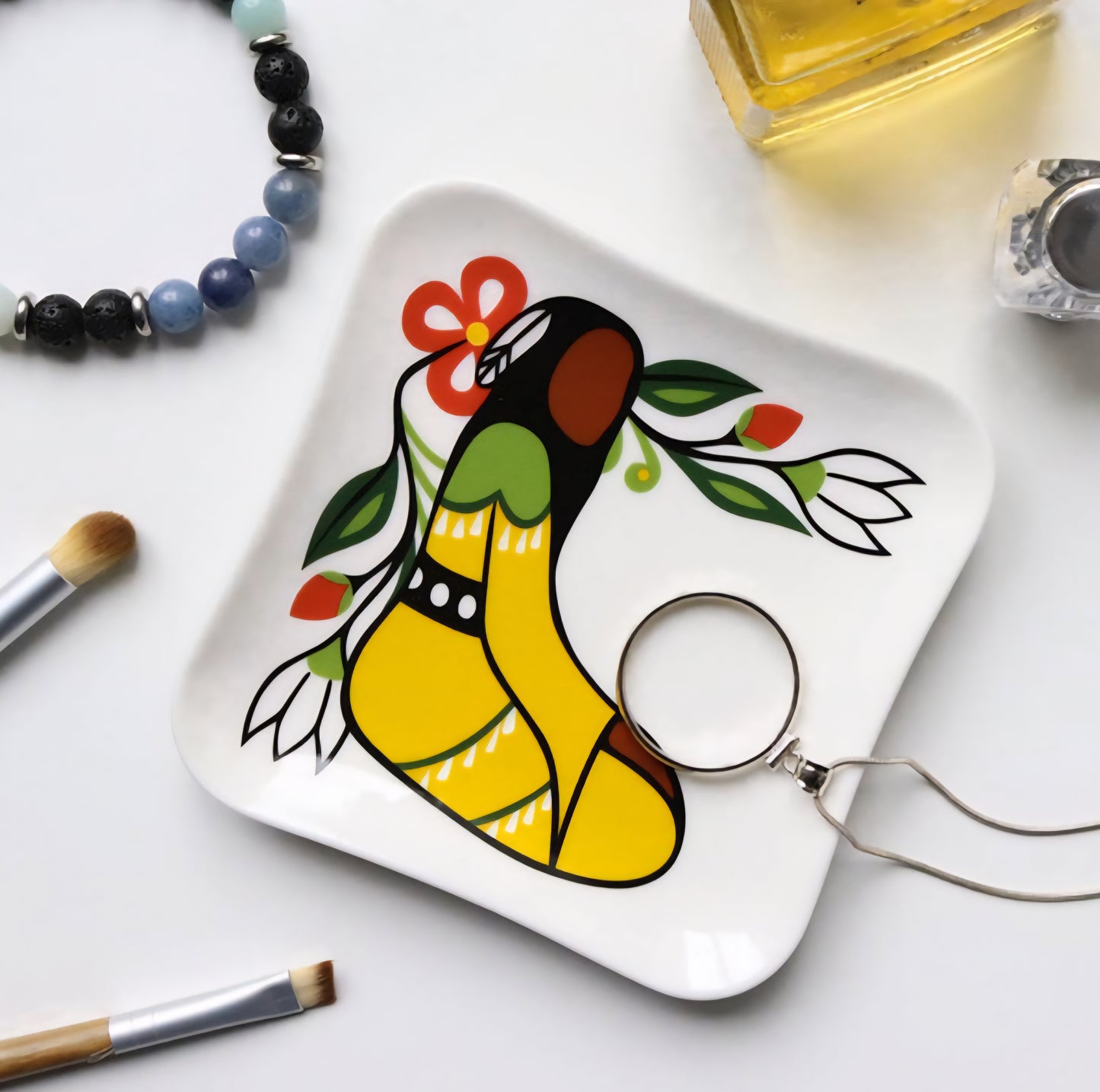 Ceramic Trinket Dish - Her Jingle Dress