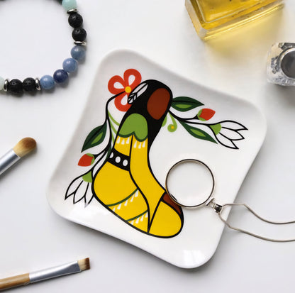 Ceramic Trinket Dish - Her Jingle Dress