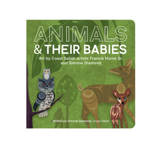 Animals and Their Babies - Board Book