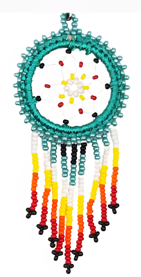 Dream Catcher Keychain -Blue Ring