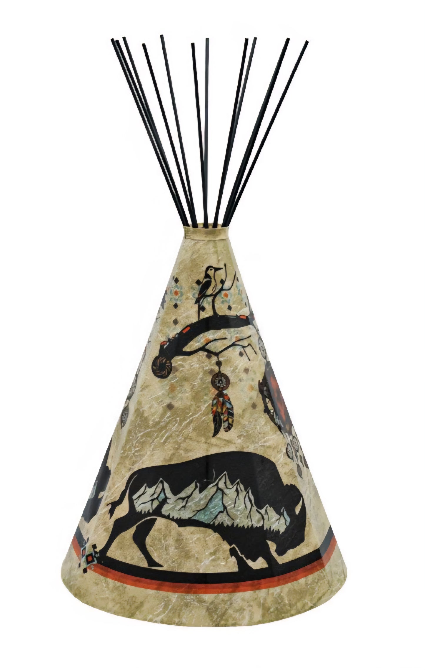 Special Edition Buffalo Teepee Lamp