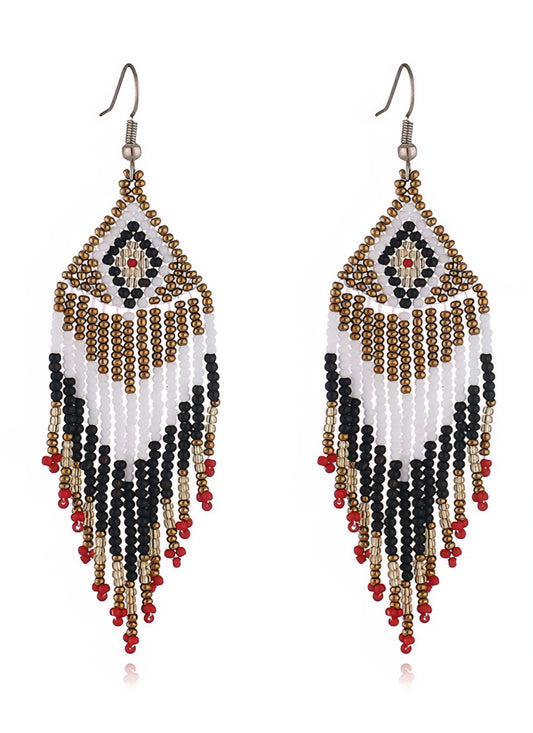 Beaded Earrings - JS2-D