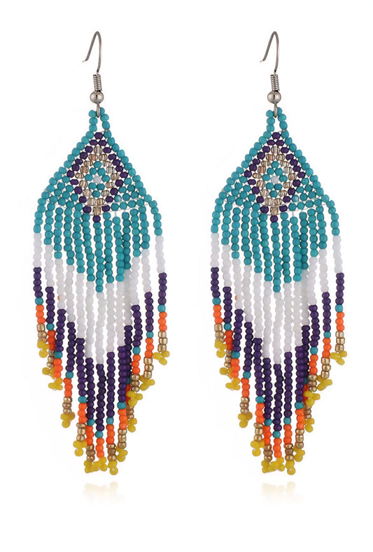 Beaded Earrings-JS2-J