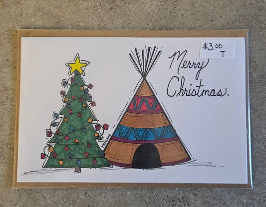 Christmas Card - T