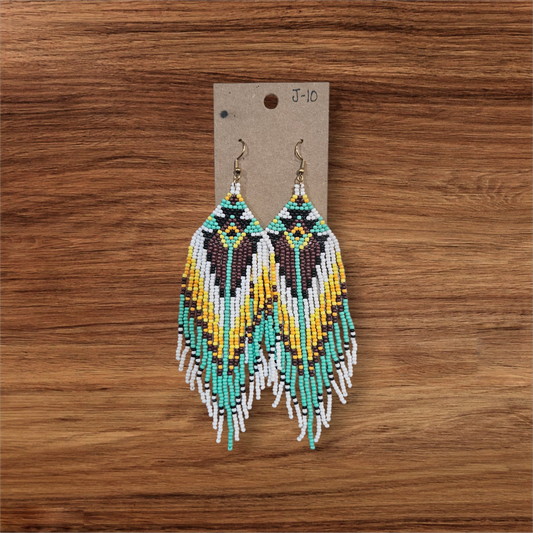 Beaded Earrings-J-10