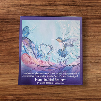 Hummingbird Feathers Ornament - HF