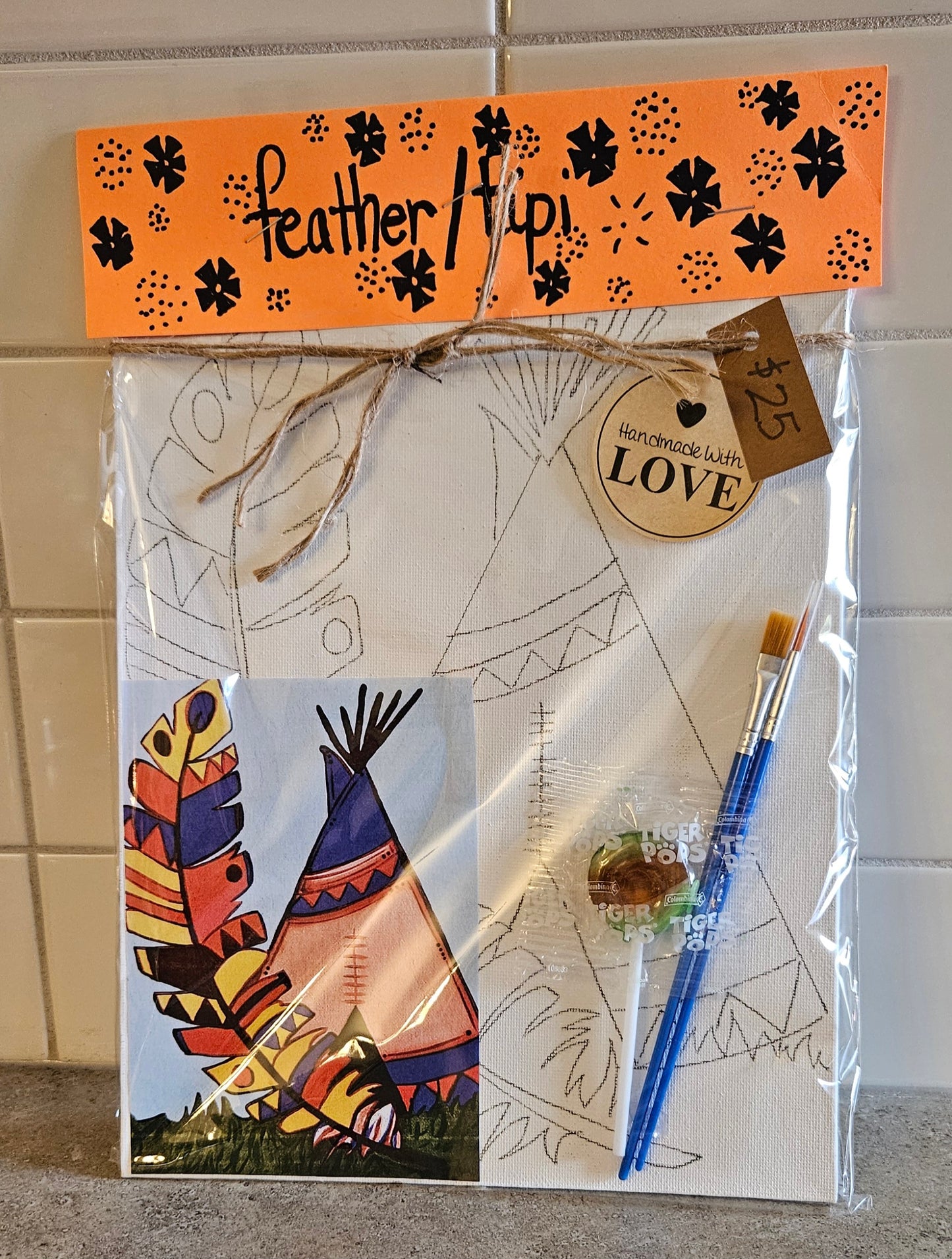 Art Kit - Feather & tipi