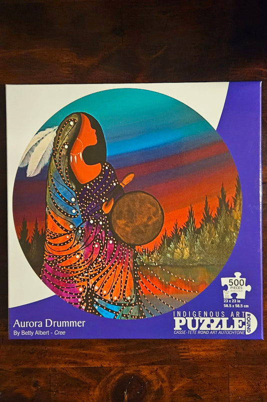 500 Round Puzzle "Aurora Drummer"