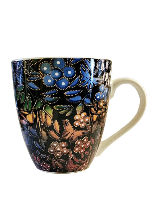 Signature Ceramic Mug - Flowers & Butterflies