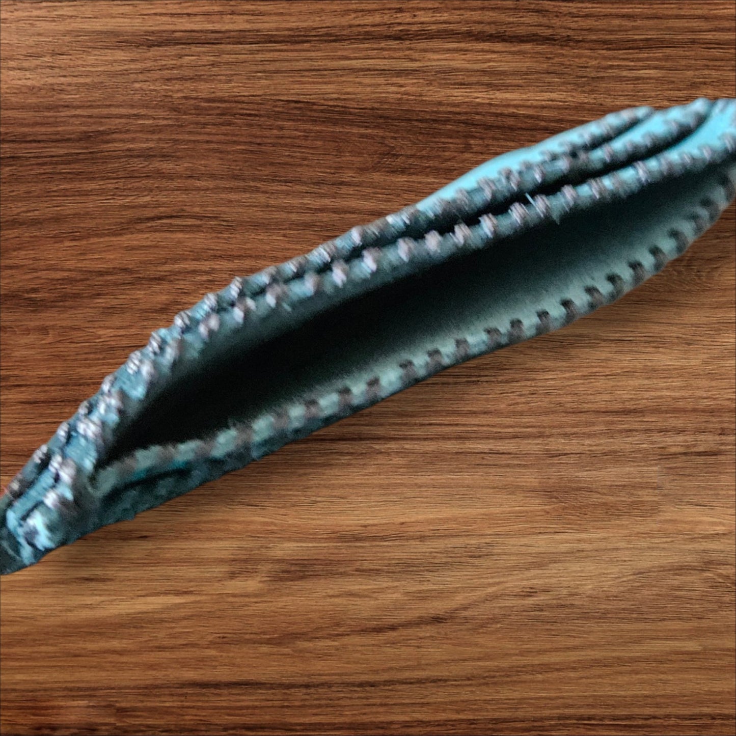 KT Leather Card Holder Turquoise
