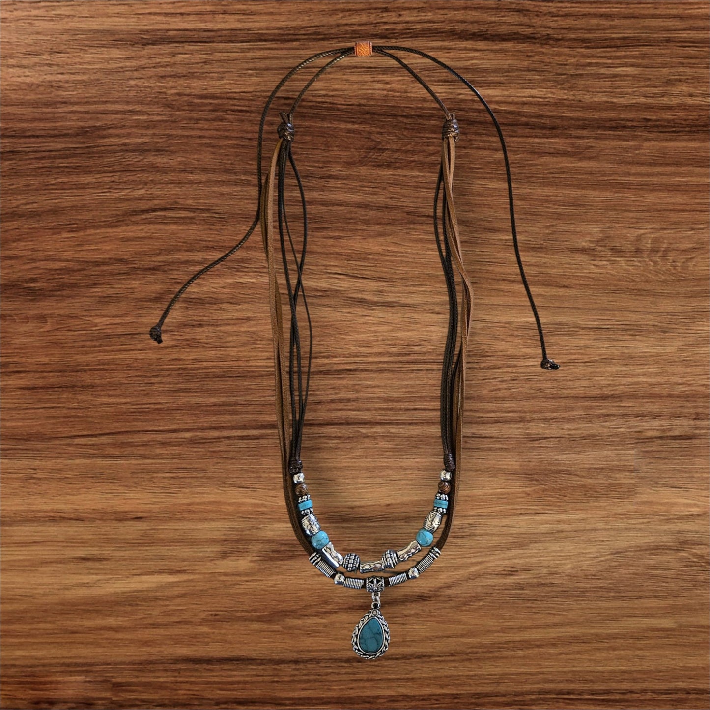 FT Silver Turquoise Necklace